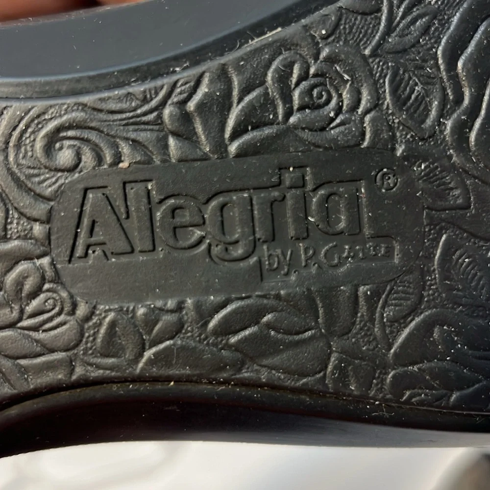 Algeria Women’s Dasher Charcoal Shoe Comfort Work Size 9